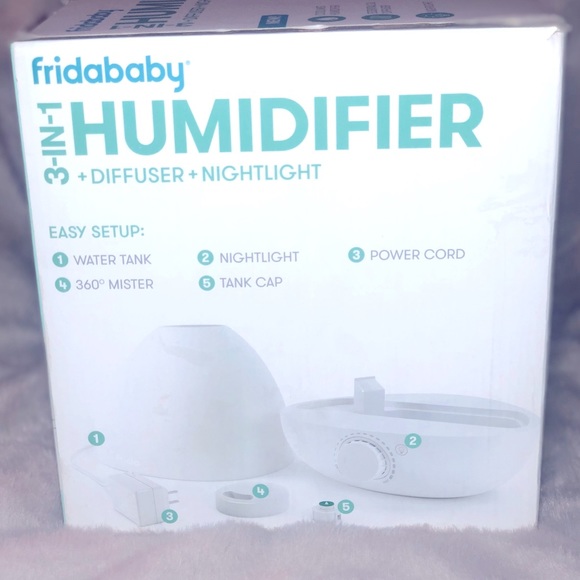 Frida Baby | 3-in-1 Humidifier + Diffuser + Nightlight - Picture 2 of 2